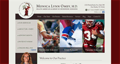 Desktop Screenshot of drmonicaomey.com