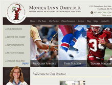 Tablet Screenshot of drmonicaomey.com